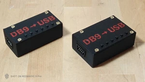 ADATTATORE JOYSTICK DA DB9 A USB X PC, RASPBERRY, MAME, THE C64, A500 MINI - Foto 1 di 7