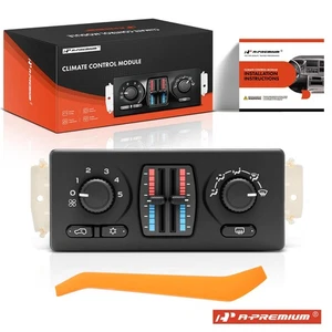 A-Premium Manual A/C & Heater Climate Control Module for Chevy Silverado 1500 HD - Picture 1 of 10