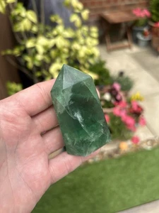 Green Fluorite Chunky Point 7cm - Picture 1 of 6