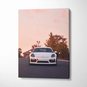 Porsche GT4 High Resolution Museum Quality Vertical Car Canvas Print #005 - Picture 1 of 14