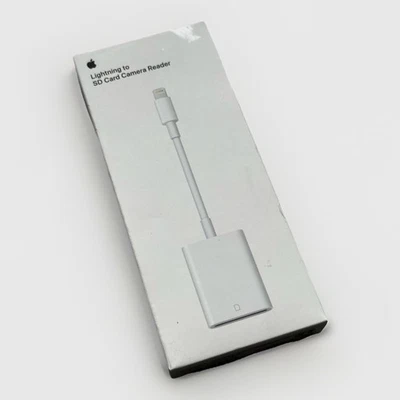 Adaptador Lector de Cámara Tarjeta Lightning a SD MJYT2AM/A A1595 Original Apple Nuevo Foto 1 de 3