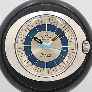 Omega T00.102 Dynamic Geneve Blue x Silver Dial AT Analog Women's Watch Used - Picture 1 of 3