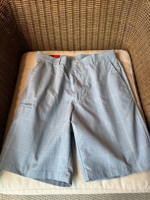 Pantalones Cortos de Golf Grand Slam Performance Para Hombres 32 Azul Cuadros Elastizados Tarjeta de Marcar Pock NUEVO Foto 1 de 4