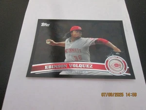 Edinson Volquez Reds 2011 Topps Walmart Black Card #63 - Bild 1 von 2