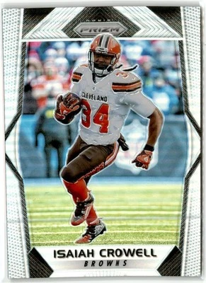 Isaiah Crowell Cleveland Browns 2017 Panini Prizm Silver Prizm #99 - Image 1 of 2