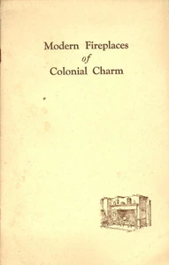 1923 Designs for Modern Fireplaces of Colonial Charm W/ Sales Letter Illustrated - Picture 1 of 5