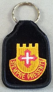 Puerto Rico National Guard HQ State Area Command Embroidered Keychain - Picture 1 of 1