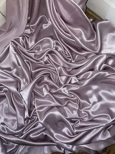 1 mtr pale dusty crepe back satin fabric,bridal,crafts,dress..58”wide(147cm)P - Picture 1 of 4