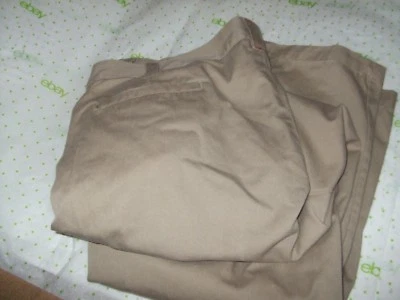 $60 CRAFTSMAN ORIGINAL Fit 40/28 straight TOOL POCKET LEG SAND BROWN Work Pants - Image 1 of 4