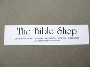 BOOKMARK Bookshop The Bible Shop Mill Street Ulverston Cumbria - Bild 1 von 2