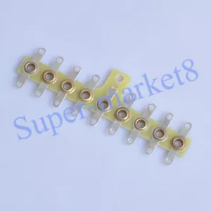 4pcs Terminal Tag Strip 9Lug Turret Board FR4 Brass Guitar Tube Amp Audio DIY - Picture 1 of 3