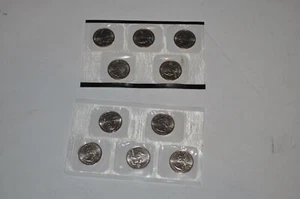2005 P D State Quarter Set In US Mint Cello Satin Finish 10 CN-Clad Coins - Picture 1 of 6