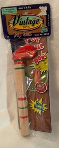 Vintage Toys Pop Gun #5469 Real Wood Big Sound - Picture 1 of 1