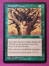 Magic The Gathering MIRAGE ARMOR OF THORNS green card MTG
