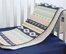 Sahaler Crib Bedding Set includes blanket, crib skirt and flat sheet