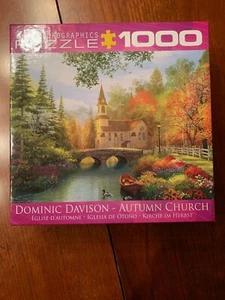 Eurographic "Autumn Church" 1000 Piece Puzzle "NEW' - Picture 1 of 2