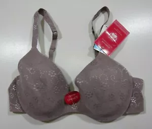 NWT Barely There No Slip Fit Purple Padded Molded Underwire Fuller Coverage 34C - Picture 1 of 8