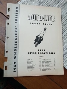 1959 Autolite Spark Plugs Catalog Wholesaler's Edition  - Picture 1 of 10