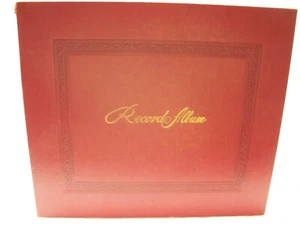 Vintage Red Decca Records Storage Album Holds 8 Records - Picture 1 of 5