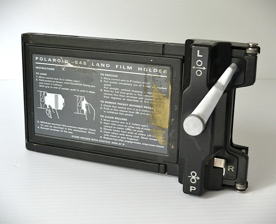 Polaroid 4X5 Land Film Holder Back Model 545 - Image 1 of 3