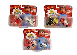 Ryan's World 3 Ryan's Racers Sets with Pull-Back Action - 2 Vehicles Per Set - Picture 1 of 4
