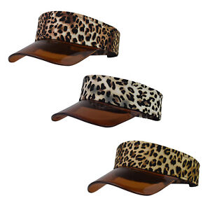 Fashion Leopard Visor Baseball Women Cap Protection Print Sun Baseball Caps