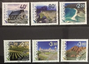 New Zealand - 2016 Scenic Definitives - Complete Set of 6 UNH CTO - Picture 1 of 1