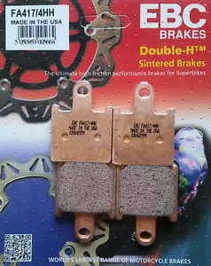 EBC/FA417/4HH Sintered Brake Pads Front for Kaw ZX6R, Z750R, GTR1400, ZZR1400... - Picture 1 of 2