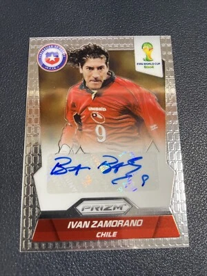 2014 Panini Prizm World Cup Signatures Ivan Zamorano #S-IZ Auto Chile - Image 1 of 3