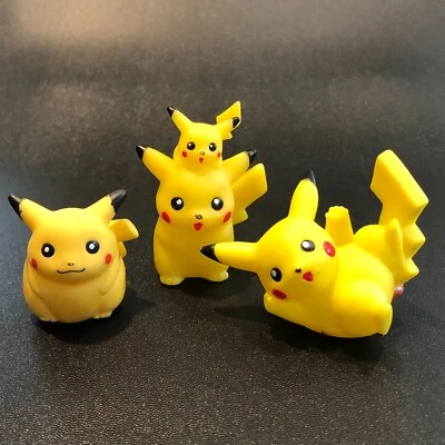 BANDAI Pokemon kids Pikachu Figure Finger puppet Nintendo JAPAN 1996 1998 - Image 1 of 4