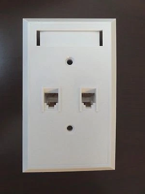 Conjunto de gato conductor dúplex de placa lanzadera 6/6 con terminales de tornillo de etiqueta  Foto 1 de 4