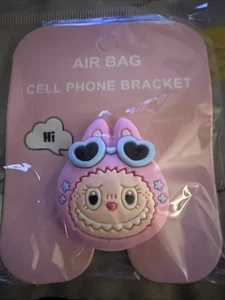 Airbag Handyhalterung mit rosa Monster & blauem Schirm Brille - Bild 1 von 4