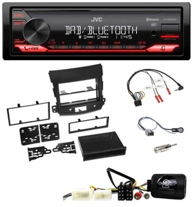 JVC Bluetooth USB DAB Lenkrad Autoradio für Mitsubishi Outlander 2007-2010 - Bild 1 von 10