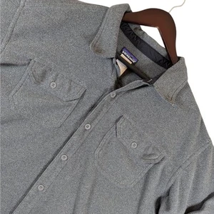 Patagonia Better Sweater Fleece Button Up Shirt Jacket Outdoor Gray Men XL Read* - Picture 1 of 10
