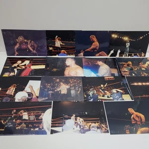 Vintage WWF Raw Is War Wrestling Original Ringside Photo Lot of 15 Mankind Rock - Picture 1 of 10