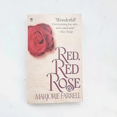 Red, Red Rose by Marjorie Farrell 1st Edition 1999 Mass Market Paperback Book Foto 1 de 4