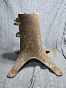 Antique Cast Iron Cream Separator Base Stand Steampunk Industrial Table Pedestal - Picture 1 of 9