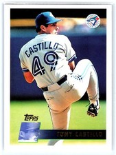 1996 Topps Baseball #109 Tony Castillo    Toronto Blue Jays
