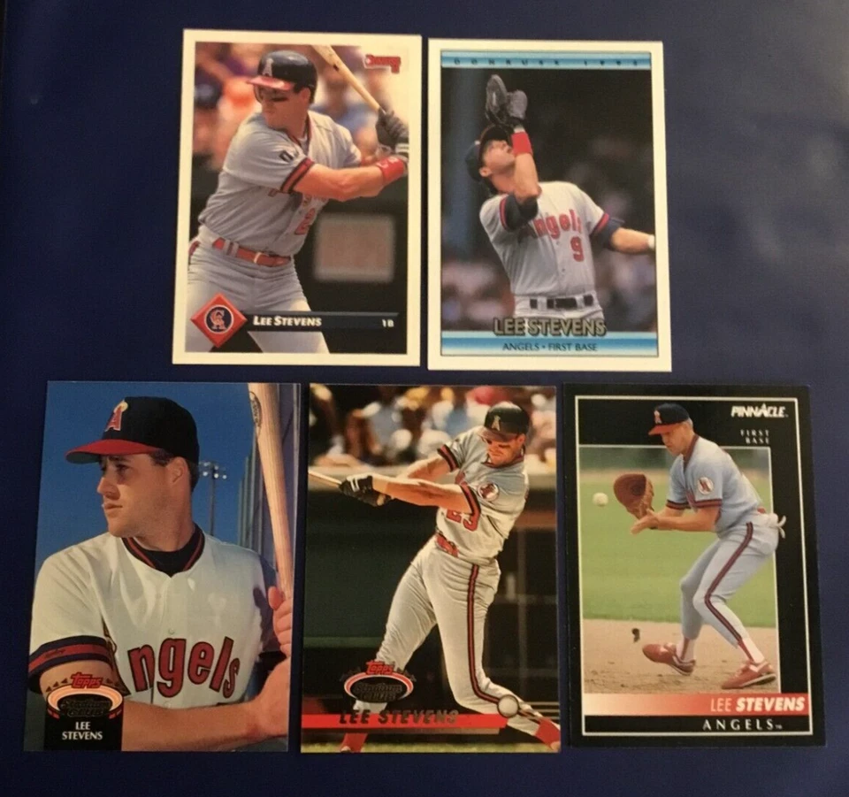 1991 1992 1993 Donruss стадион клуб 65,219,281,453,460 LEE STEVENS лот 5 ангелов - Изображение 1 из 1
