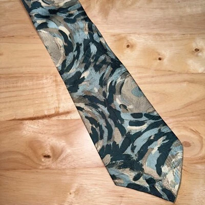 Corbata COUNTESS MARA Vintage 100% Seda Lux Diseñador Impresionista Nueva con Etiquetas Foto 1 de 4