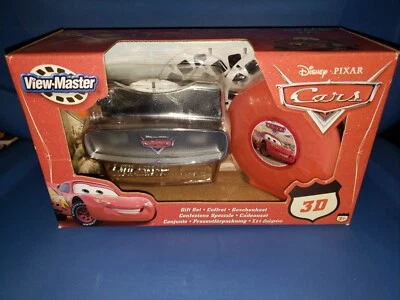 Cars Disney Pixar Visor y Carretes 3D y Estuche Caja de Regalo Set 2006 View-Master Nuevo Foto 1 de 3