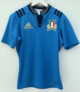 Italien 2015/16 Heim Rugby Trikot Adidas Blau Kurzarm Herren Small S - Bild 1 von 10