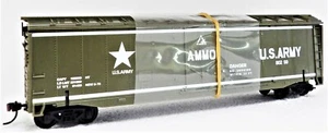 HO Scale Rock Island Hobby 32164 US Army Exploding Box Car - Picture 1 of 5