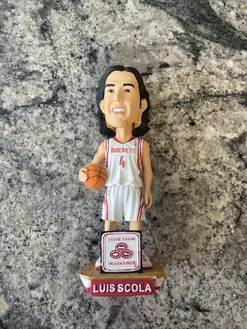 Houston Rockets Luis Scola Bobble Head Bobblehead State Farm No Box Cover