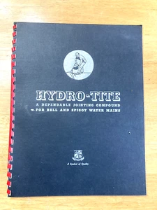 Hydro-Tite Joint Compound Information Book Hydralic Development Corporation - Picture 1 of 3