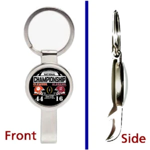 Clemson Tigers 2019 Football Championship Pendant Keychain secret bottle opener - Picture 1 of 1