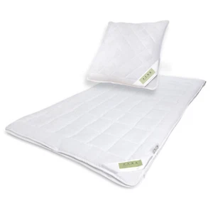 4 Jahreszeiten Steppdecke Komplettset Bettdecke 135x200cm Kissen 80x80cm 1000gr - Bild 1 von 10