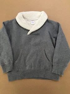 Gymboree Boys Sweatshirt Serra Collar Gray Size S 5/6 Pre-owned - Picture 1 of 4