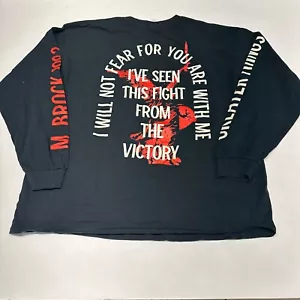 GILDAN M.BROCK 1983 Religious Jesus Graphic Long Sleeve Mens XL Sweatshirt - Picture 1 of 8