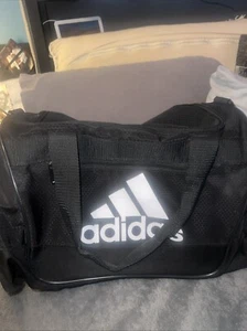 Adidas Defender III Duffel Bag Black/White Large 5143953 - Picture 1 of 6